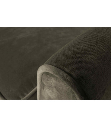 Fauteuil Rocco velours vert chaudWOOOD by De Eekhoorn