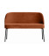 Banquette de Table 2 Places Vogue Velours rouille