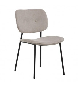 Lot de 4 Chaises Bouton Crème