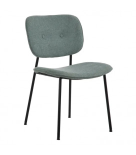 Lot de 4 Chaises Bouton Turquoise