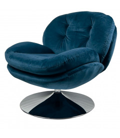 Fauteuil Pivotant Memento Bleu