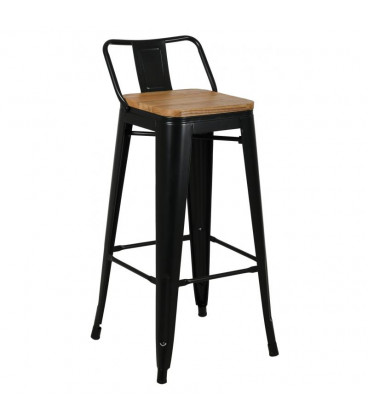 Tabouret Bar Bois / Noir