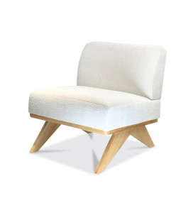 Fauteuil Singulier bouclé