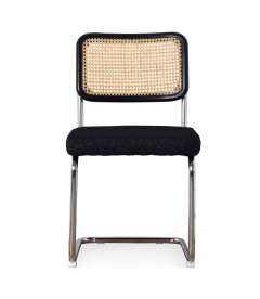 Lot de 2 chaises Capsule Bouclette Noir Lot de 2 chaises Capsule Bouclette Noir