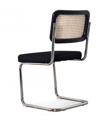 Lot de 2 chaises Capsule Bouclette Noir