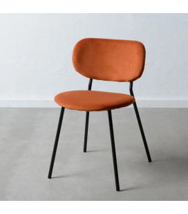 Lot de 2 chaises Agathe terracotta