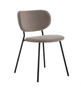 Lot de 2 chaises Agathe gris