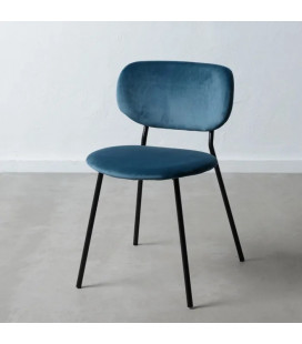 Lot de 2 chaises Agathe bleu