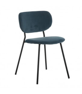 Lot de 2 chaises Agathe bleu