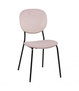 Lot de 2 chaises Suzanne rose clair