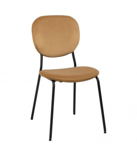 Lot de 2 chaises Suzanne camel