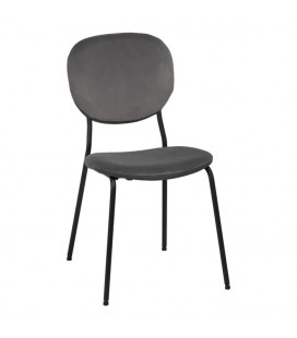 Lot de 2 chaises Suzanne gris