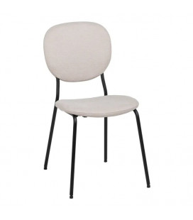 Lot de 2 chaises Suzanne crème