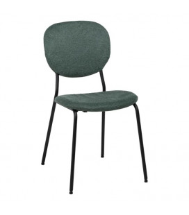 Lot de 2 chaises Suzanne tissu taupe