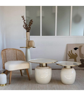 Sellette DODU métal écru 2