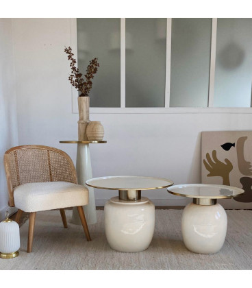 Sellette DODU métal écru