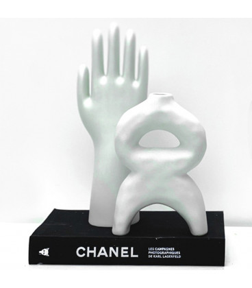 Vase céramique Nomade blanc