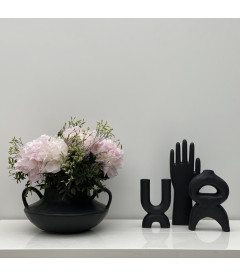 Vase céramique Nomade noir Vase céramique Nomade noir