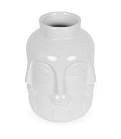 Vase céramique Monsieur blanc