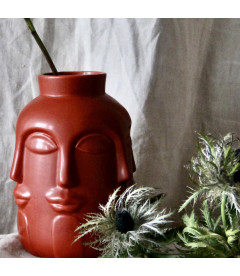 Vase céramique Monsieur terracotta