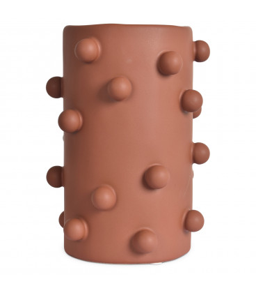 Vase céramique Boule terracotta
