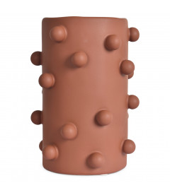 Vase céramique Boule terracotta