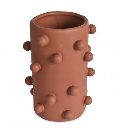 Vase céramique Boule terracotta