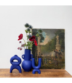 Vase céramique Titi bleu