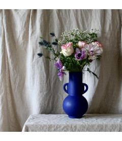 Vase céramique Titi bleu