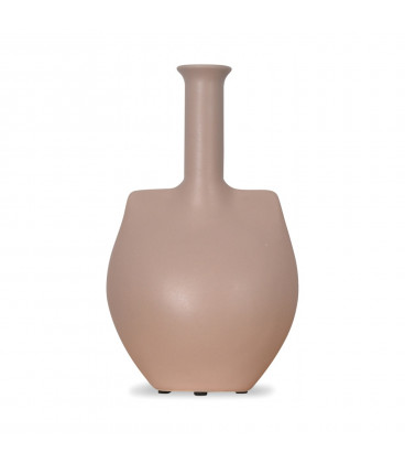 Vase céramique subtile nude