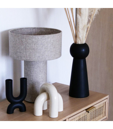 Vase céramique Insolite noir