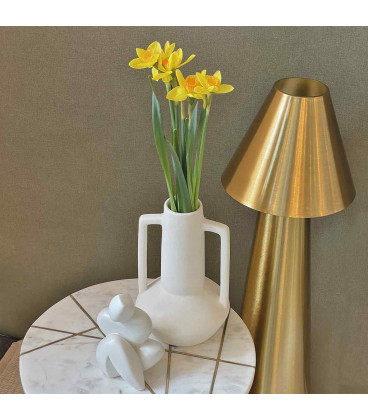 Vase céramique Ligne blanc