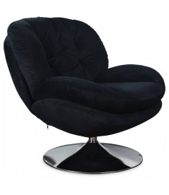 Fauteuil Pivotant Nuage Noir