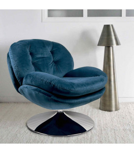 Fauteuil Pivotant Memento Bleu