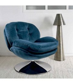 Fauteuil Pivotant Memento Bleu