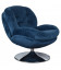 Fauteuil Pivotant Nuage Bleu