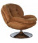 Fauteuil Pivotant Nuage Marron