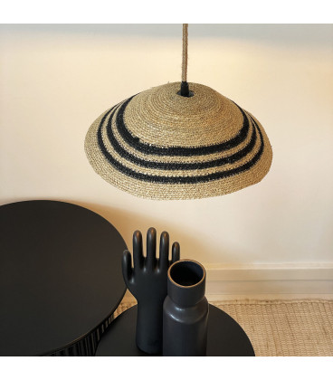 Vase ceramic Long noir