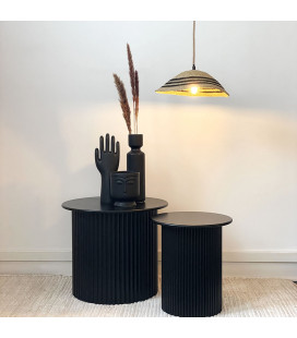 Vase ceramic Long noir 2