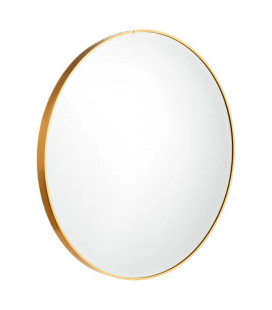 Miroir Doré Rond 80cm