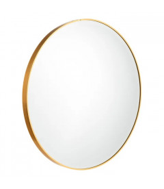 Miroir Doré Rond 80cm