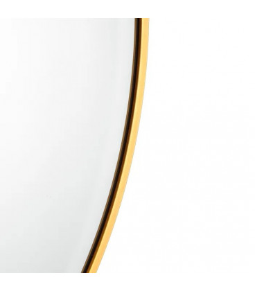 Miroir Doré Rond 80cm