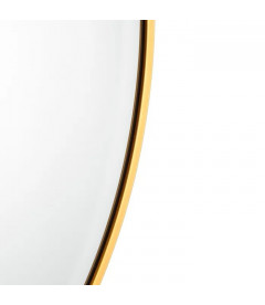 Miroir Doré Rond 80cm