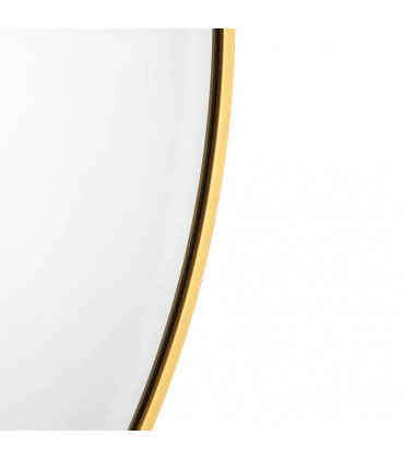 Miroir Doré Rond 60cm