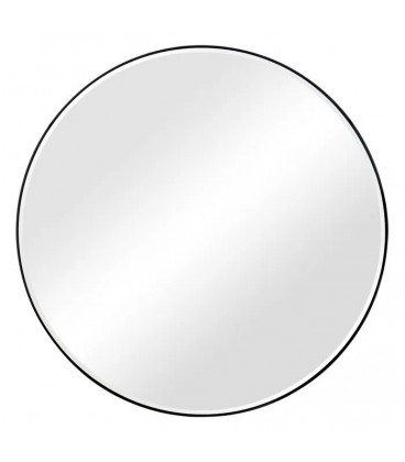 Miroir Noir Rond 80cm