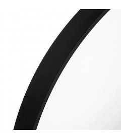 Miroir Noir Rond 80cm