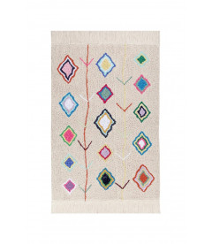 Tapis Coton Kaarol 140/200 cm Lavable en Machine Tapis Coton Kaarol 140/200 cm Lavable en Machine