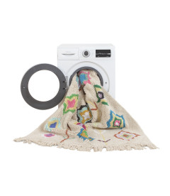 Tapis Coton Kaarol 140/200 cm Lavable en Machine Tapis Coton Kaarol 140/200 cm Lavable en Machine