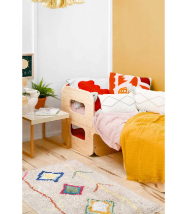 Tapis Coton Kaarol 140/200 cm Lavable en Machine