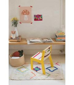 Tapis Coton Mini Kaarol  70/100 cm  Lavable en Machine